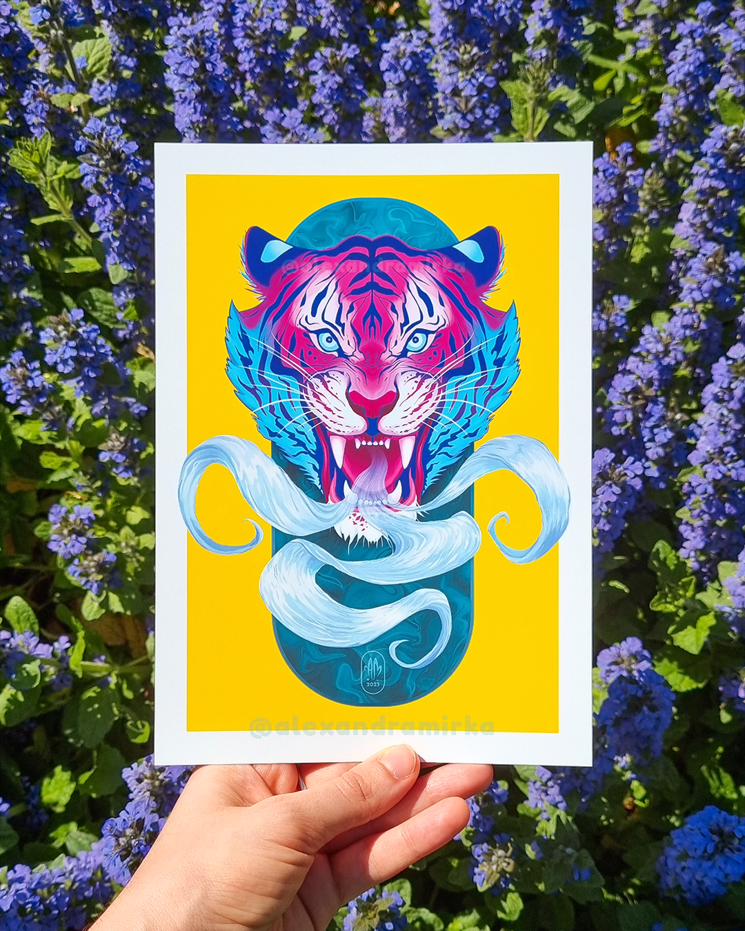 Tempest Tiger Art Print