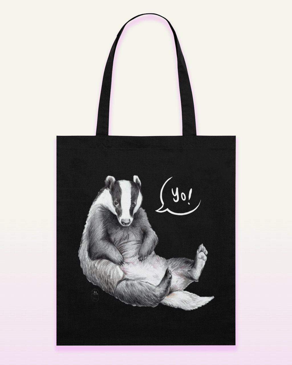 Badger Buddy Tote Bag