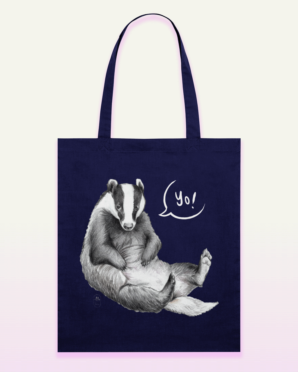 Badger Buddy Tote Bag