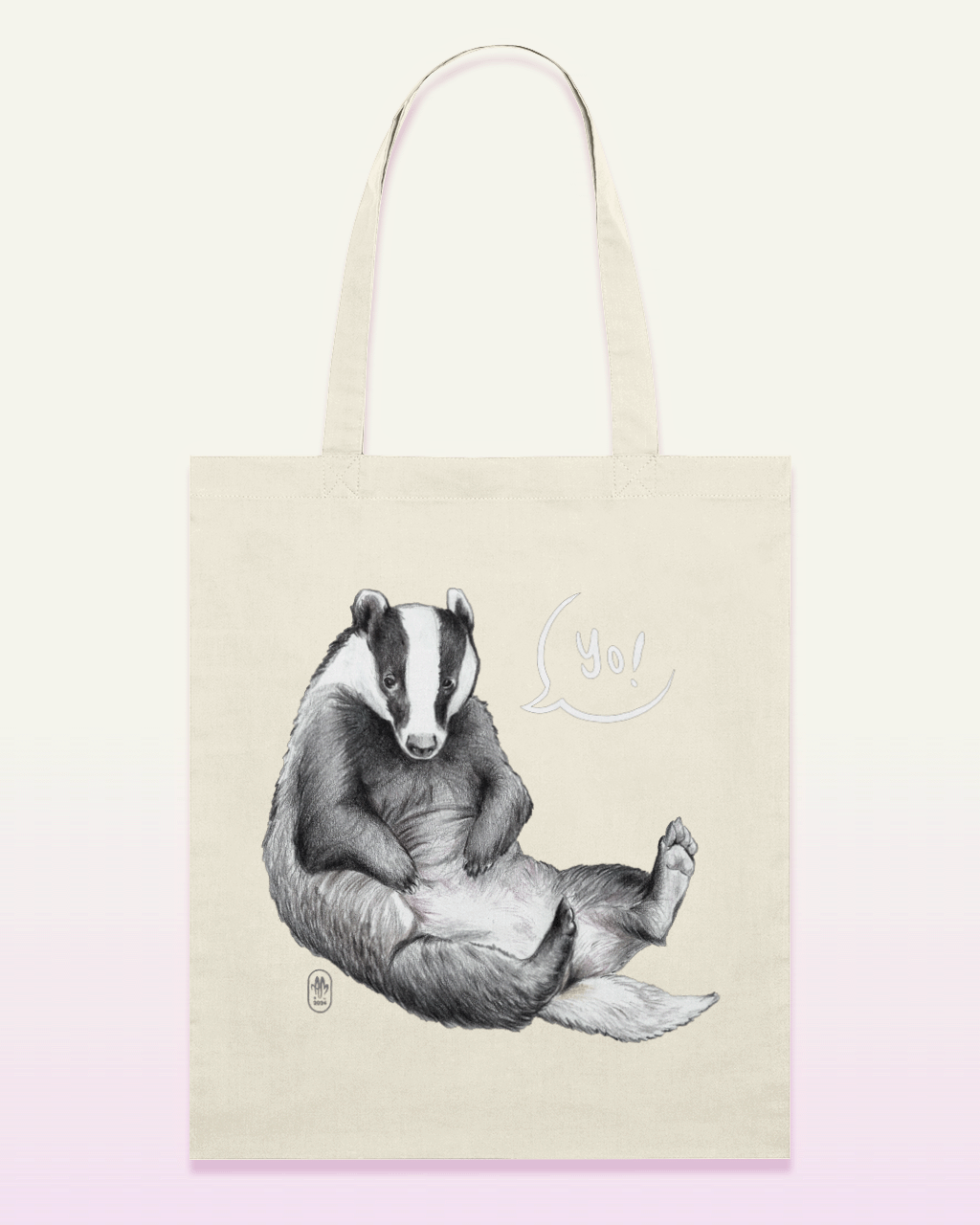 Badger Buddy Tote Bag