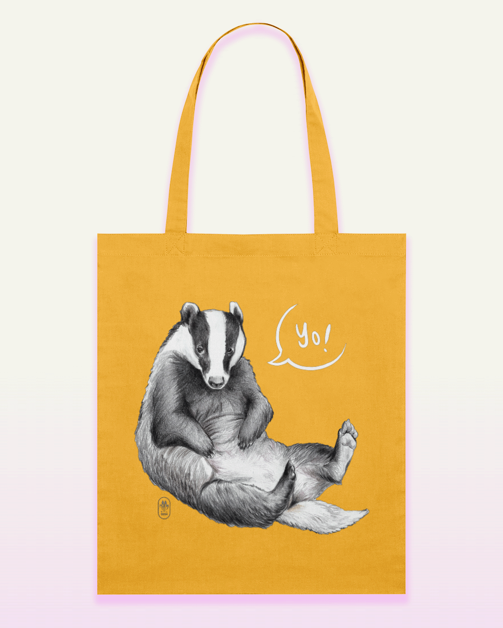 Badger Buddy Tote Bag