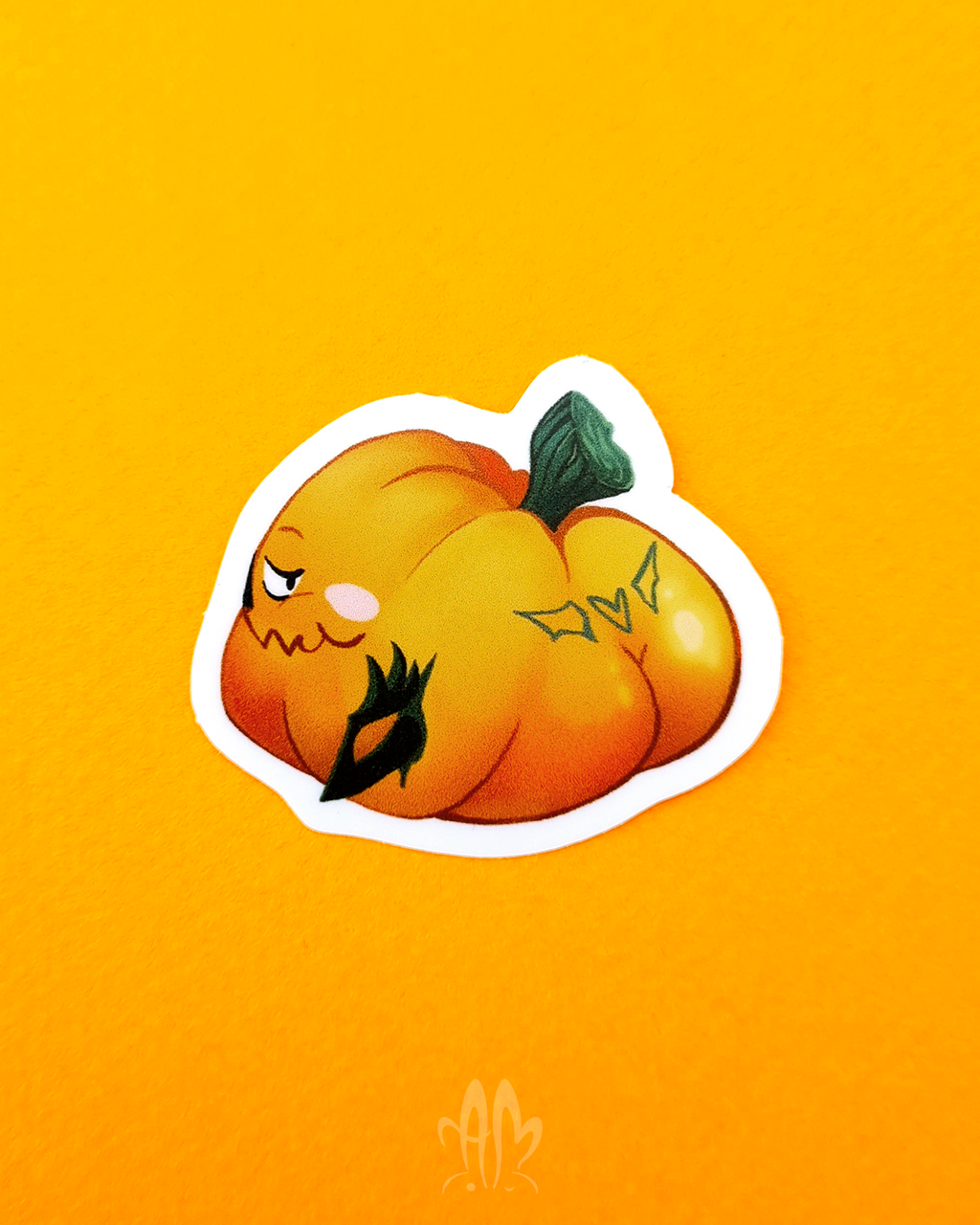 BOO-ty Pumpkin Shy Sticker