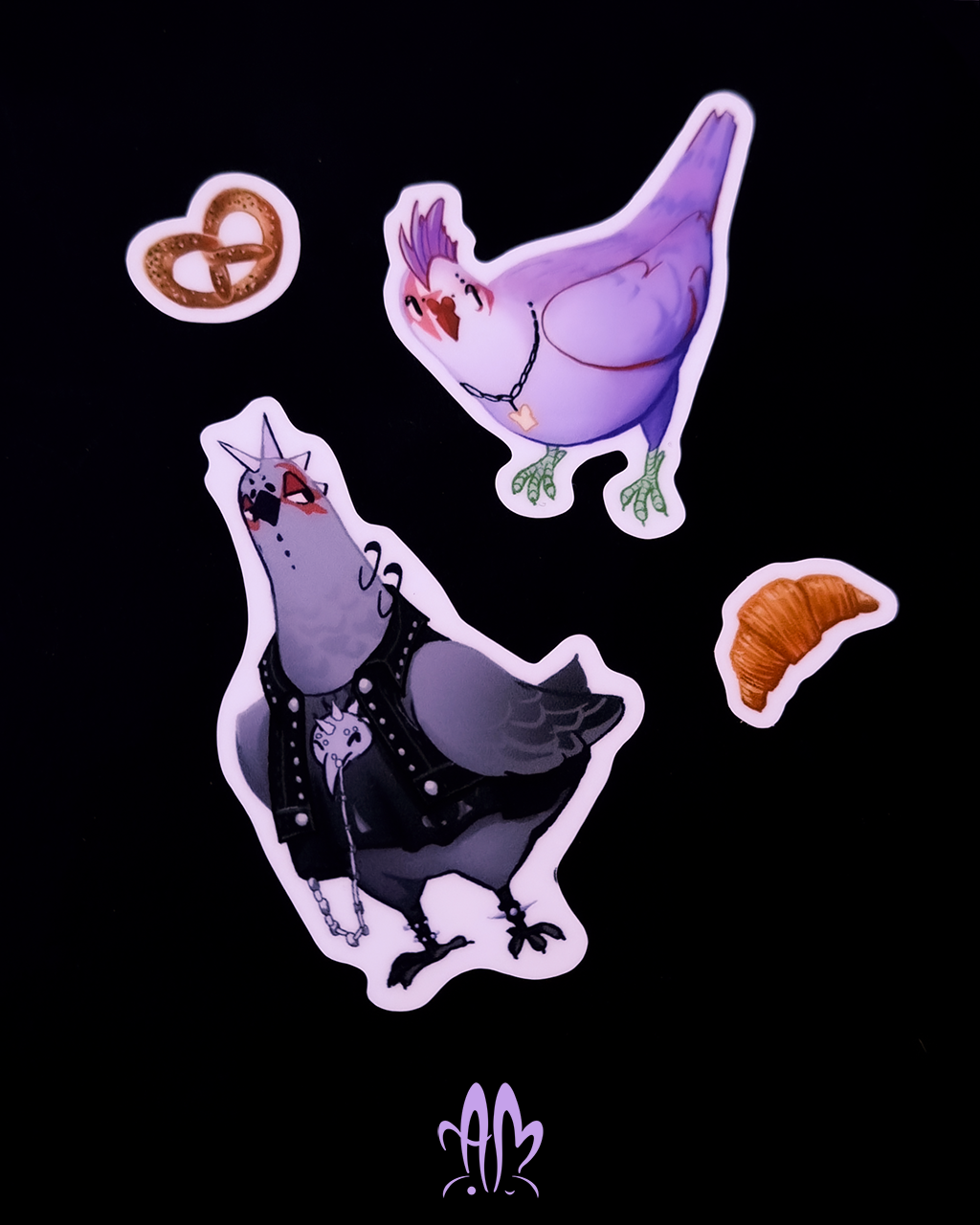 Bread Gurls Sticker Sheet