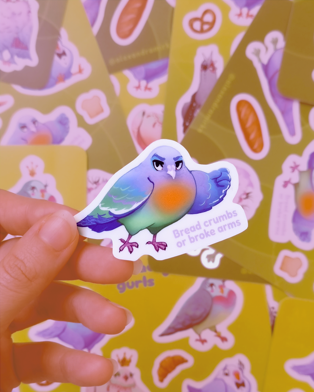 Bread Gurls Sticker Sheet