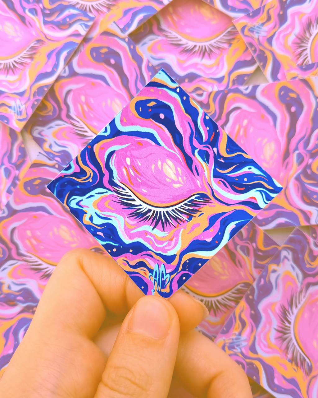 Night Eye Sticker