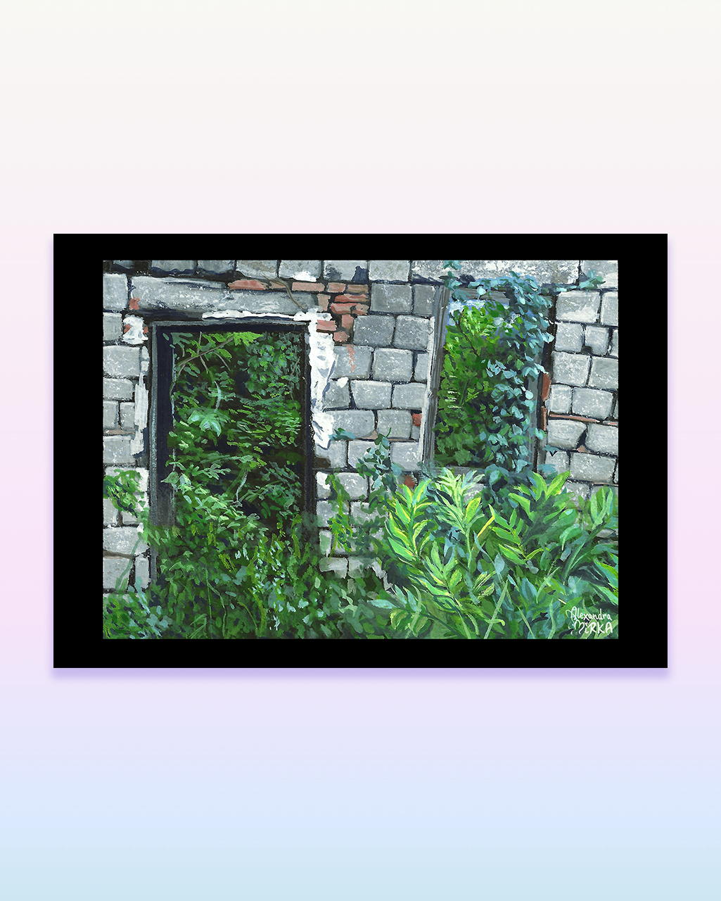 Fairy Ruins Art Print