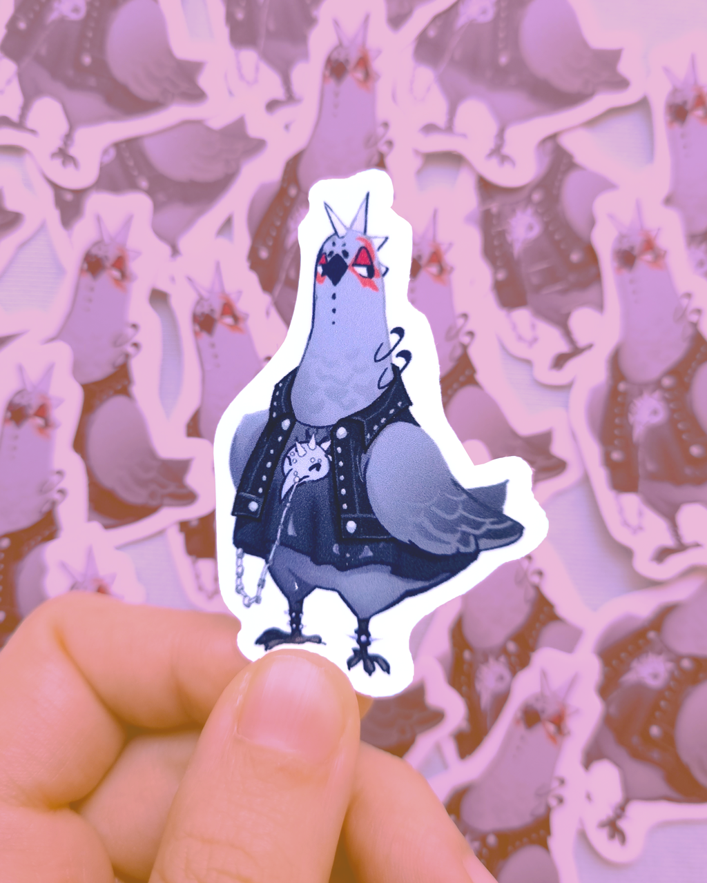 Punk Pigeon Sticker
