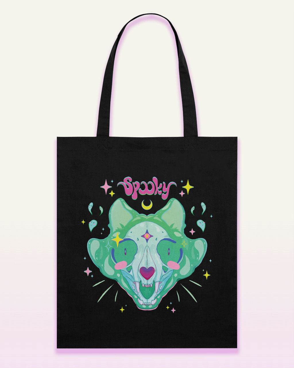 Spooky Kitty Tote Bag
