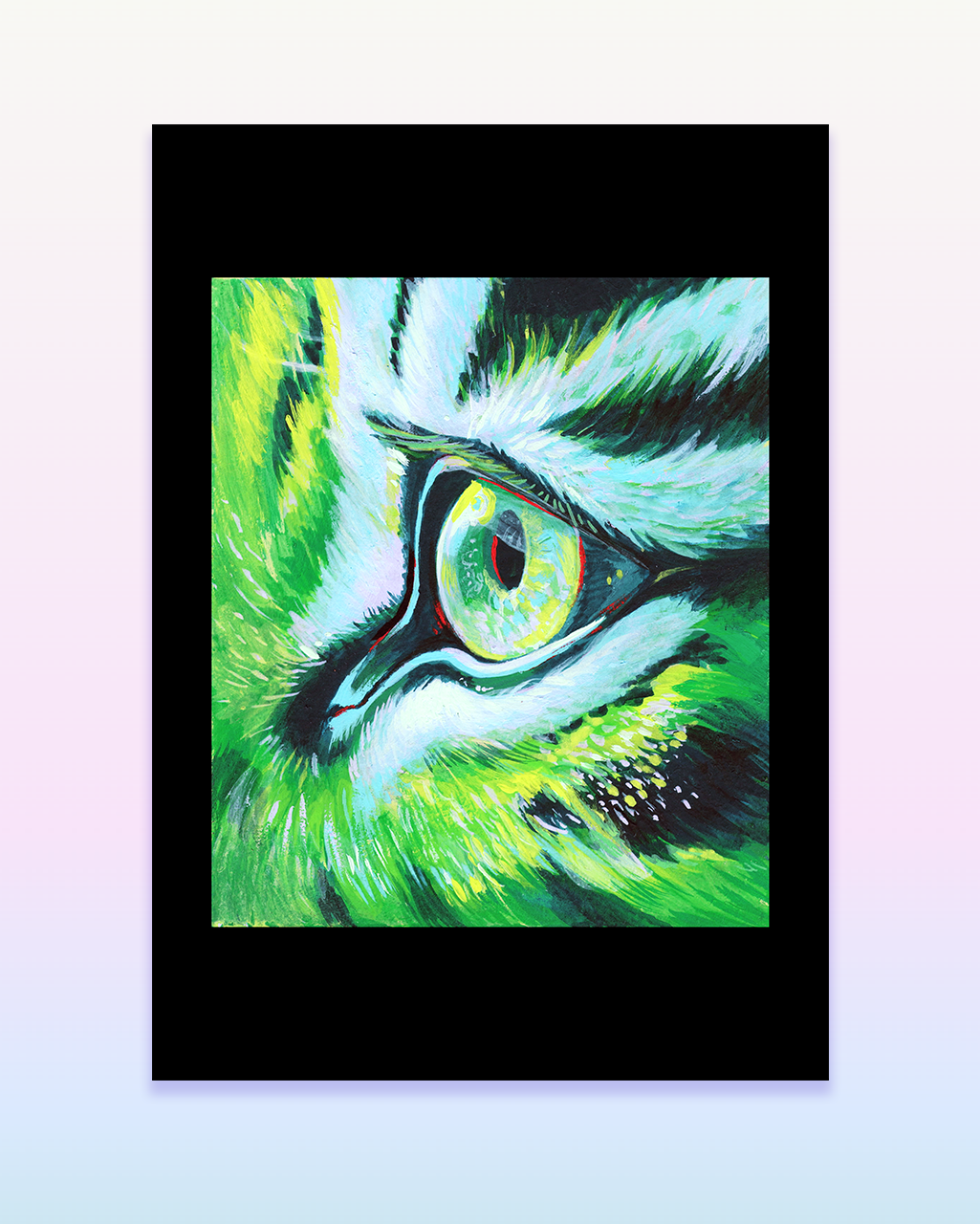 Vertiger eye Art Print