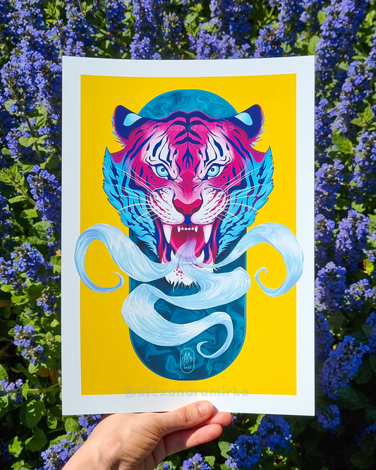 Tempest Tiger Art Print
