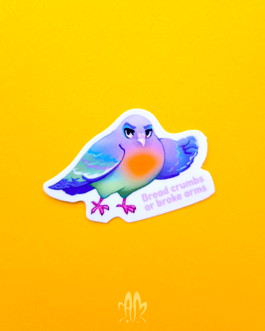 Buff bread gurl Sticker