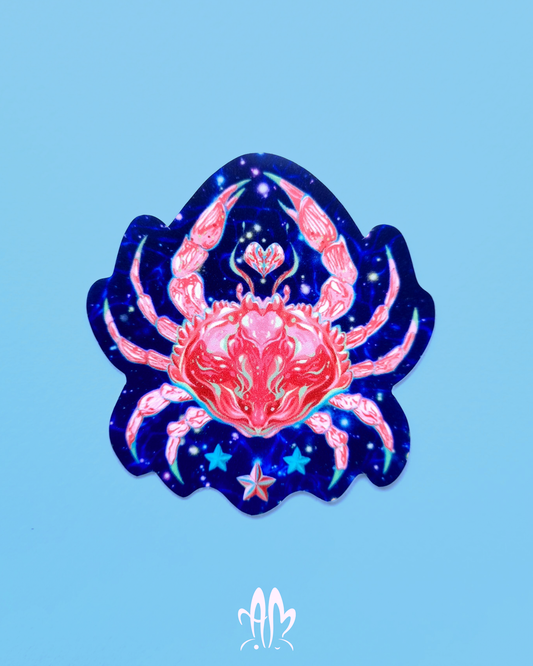 Cosmic Dragon Crab Sticker