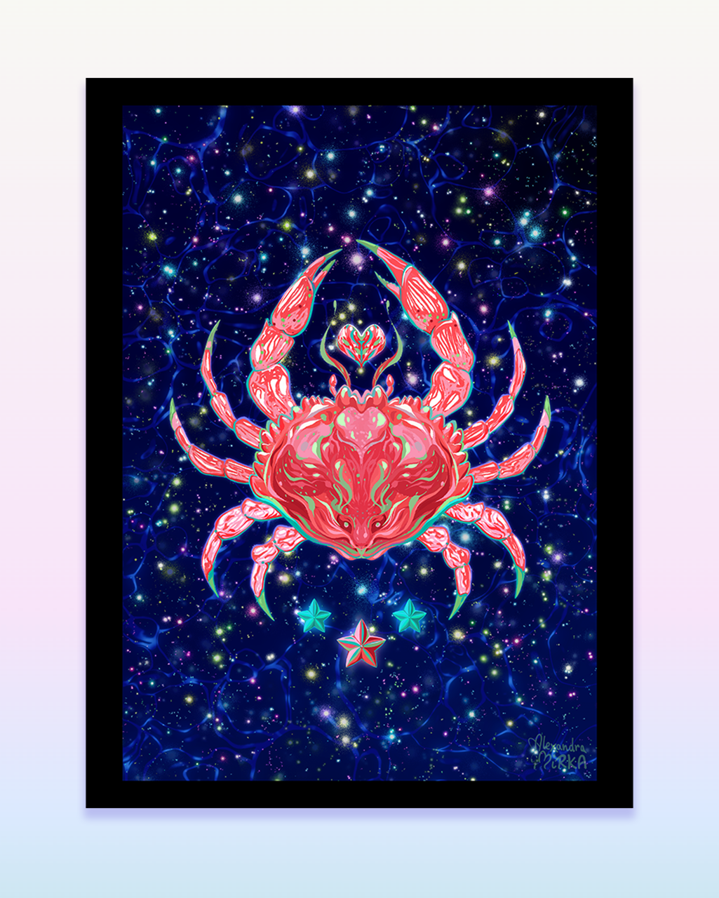 Cosmic Dragon Crab | Art Print [30x40]