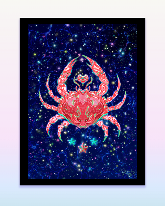 Cosmic Dragon Crab | Art Print [30x40]