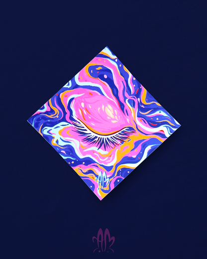 Night Eye Sticker