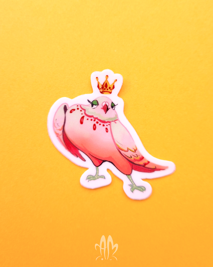 Queenie Pigeon Sticker