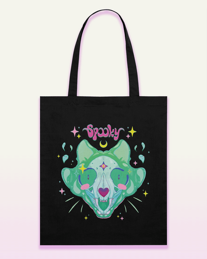 Spooky Kitty Tote Bag
