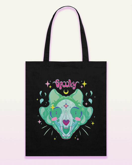 Spooky Kitty Tote Bag