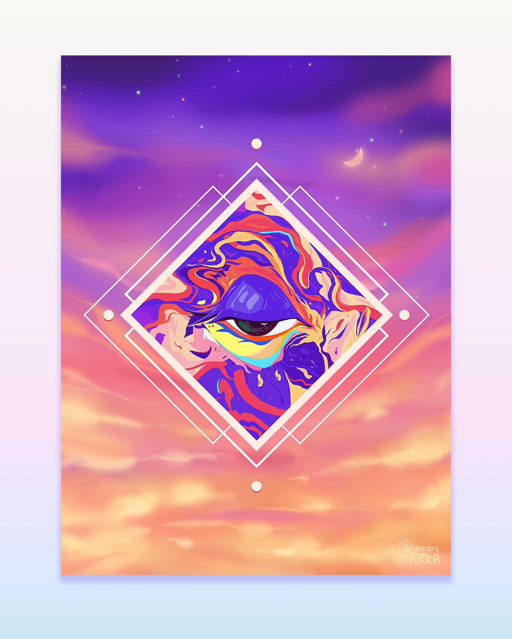 Venus - Evening Eye | Art Print [30x40]