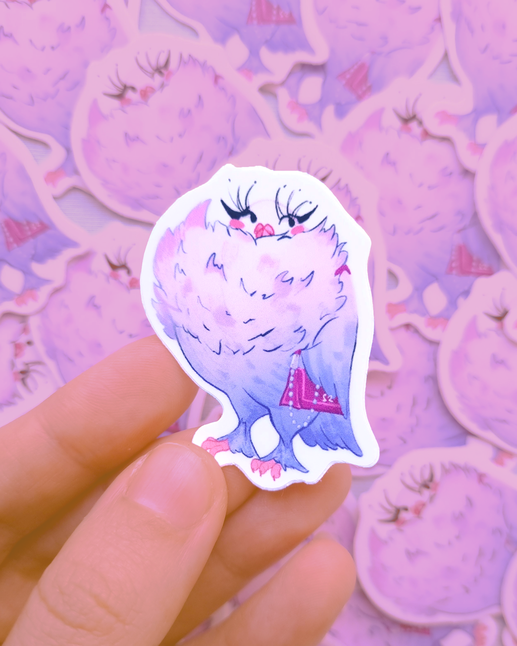 Y2k gurly Pigeon Sticker