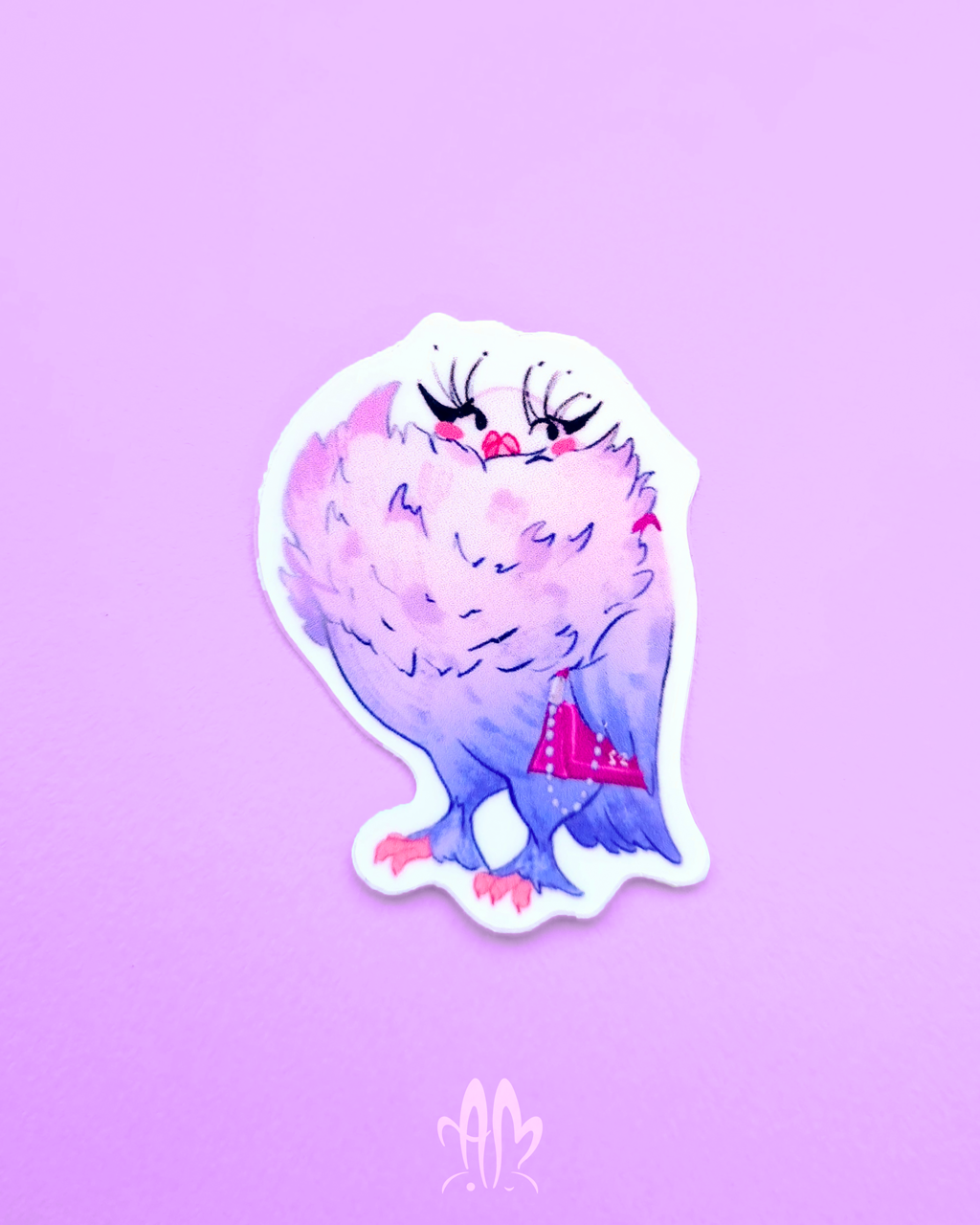 Y2k gurly Pigeon Sticker