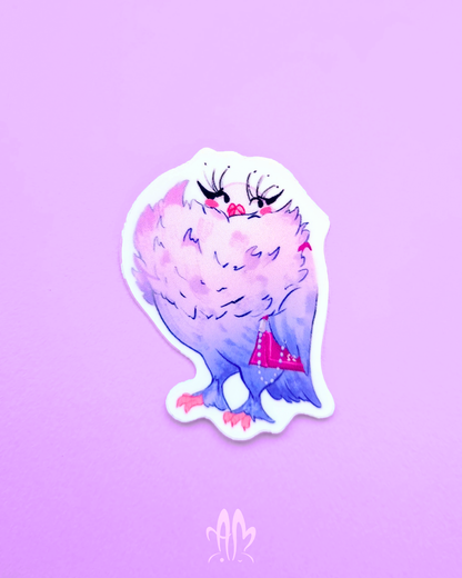 Y2k gurly Pigeon Sticker
